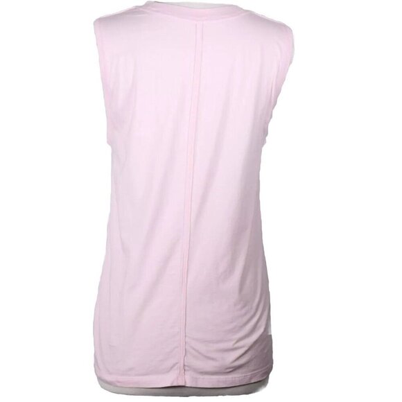 Lululemon Women's Small Pink Classic-Fit Tank Top Long Sleeveless Cotton Shirt - Picture 3 of 3